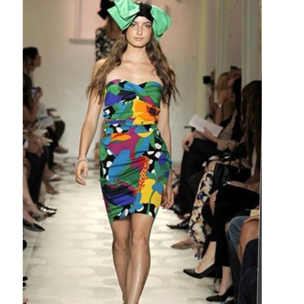 DVF Diane Von Furstenberg 
Calida Strapless Dress
*see notes